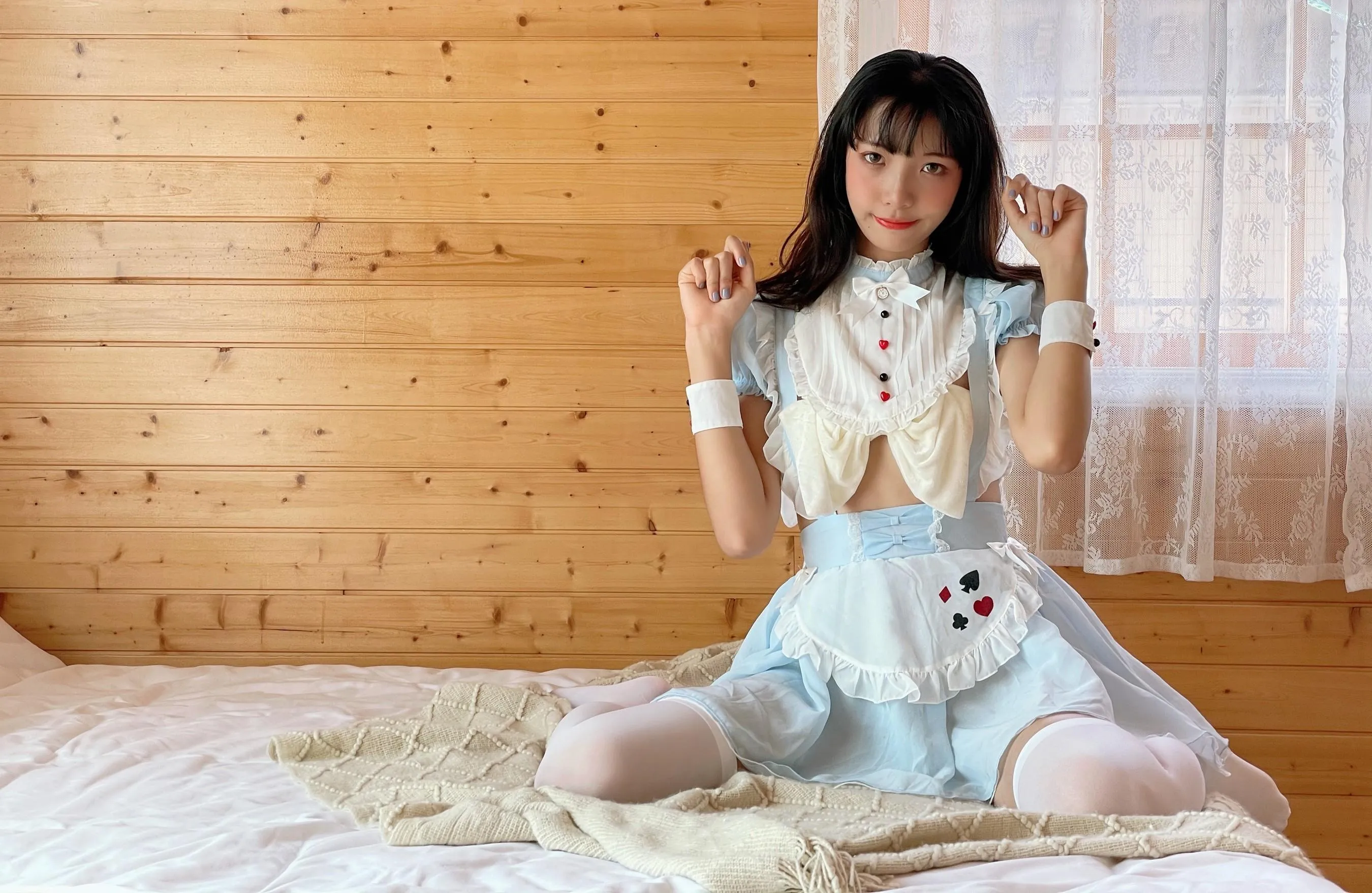 西瓜少女 NO.018 蓝白女仆 [27P]插图3